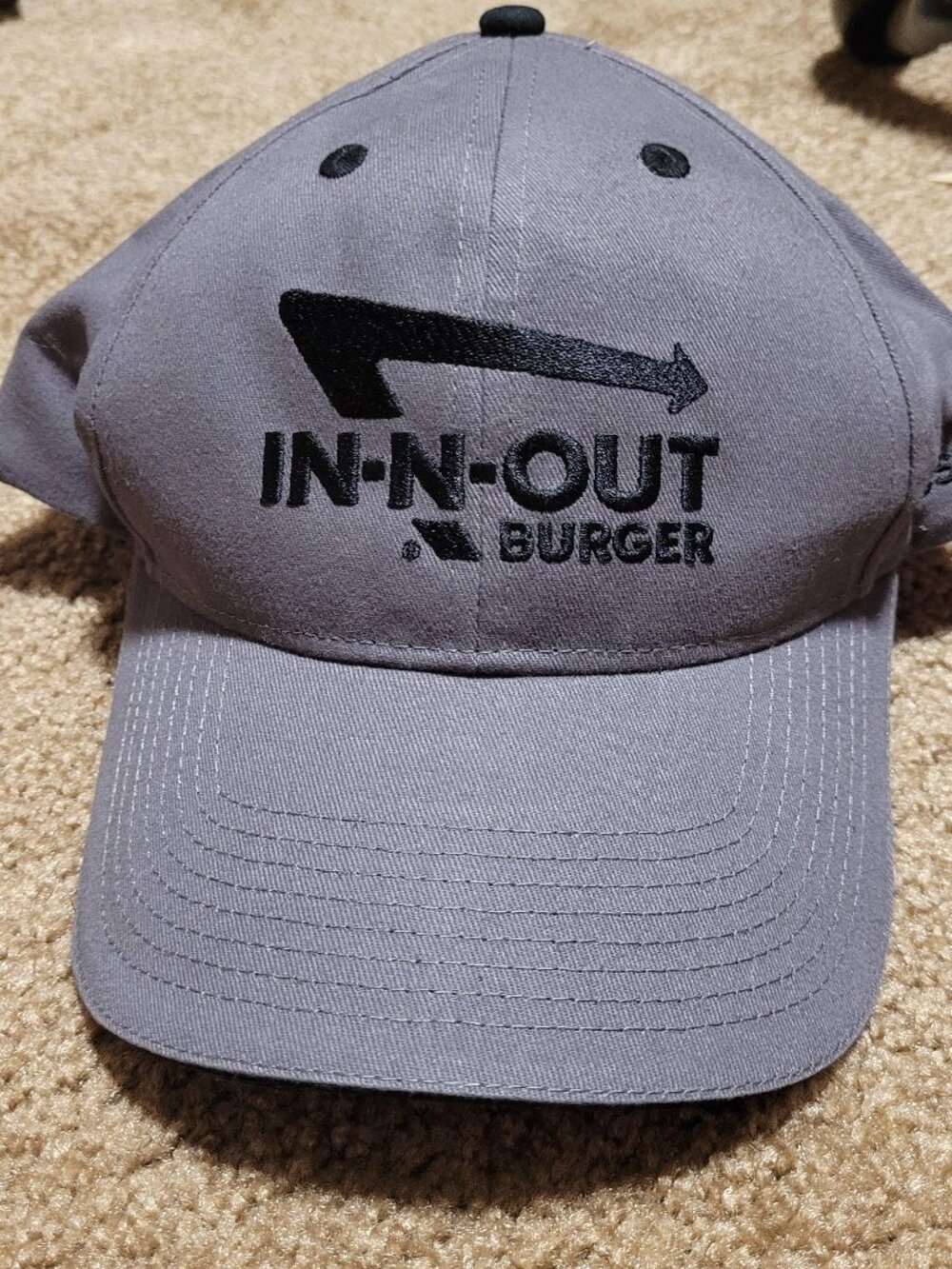 In-N-Out Burger baseball cap, Gray
